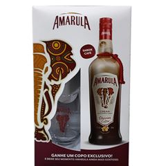 LICOR AMARULA 1X750ML COPO TEMATICO
