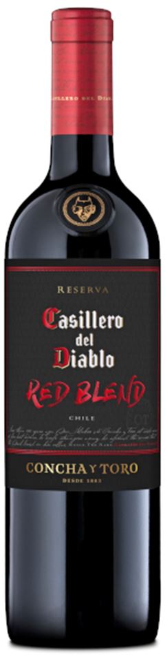 VINHO CASILLERO DEL DIABLO RED BLEND TTO 1X750ML
