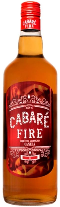 CACHACA CABARE FIRE 1X1000ML