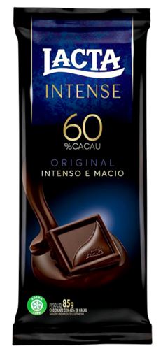 CHOCOLATE LACTA INTENSE 60 CACAU 1X85G