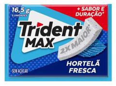 CHICLETE TRIDENT MAX HORTELA FRESCA 1X16,5G
