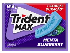 CHICLETE TRIDENT MAX MENTA BLUEBERRY 1X16,5G