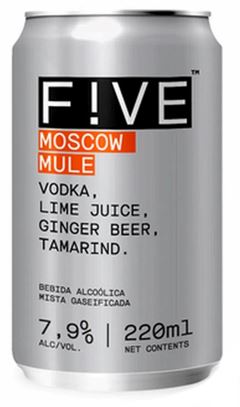 BEBIDA MISTA FIVE MOSCOW MULE 1X220ML