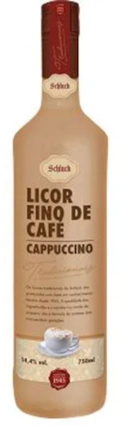 LICOR FINO SCHLUCK CAFE CAPPUCCINO 1X750ML