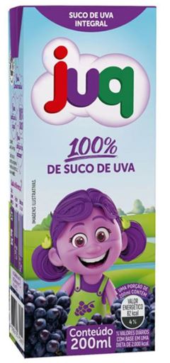 SUCO DE UVA INTEGRAL JUQ 1X200ML