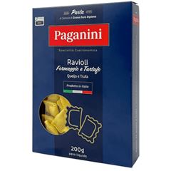 MASSA PAGANINI RAVIOLI QUEIJO E TRUFA 1X200GRS