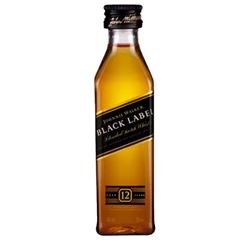 WHISKY JOHNNIE WALKER BLACK LABEL 1X50ML