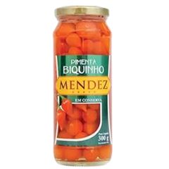 PIMENTA BIQUINHO EM CONSERVA MENDEZ 1X300GRS