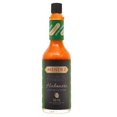 MOLHO DE PIMENTA HABANERO COM ERVAS FINAS MENDEZ 1X60ML