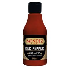 MOLHO DE PIMENTA RED PEPPER HABANERO MENDEZ 1X215ML