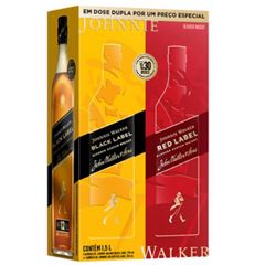 WHISKY COMBO RED E BLACK 2X750ML