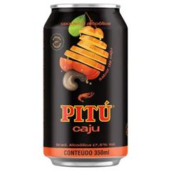 AGUARDENTE PITU CAJU LATA 1X350ML