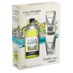 LICOR ITALIA VILLA MASSA LIMONCELLO 2 COPOS 1X700ML