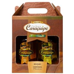 CACHACA CARACUIPE KIT BALSAMO E UMBURANA 1X375ML