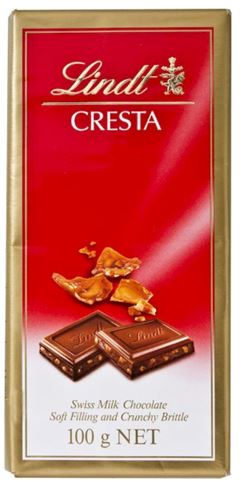 CHOCOLATE SWISS LINDT CRESTA 100GRS