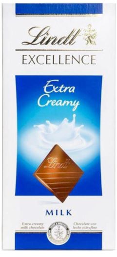 CHOCOLATE LINDT EXCELLENCE  MILK 100GRS
