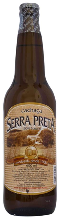 CACHACA SERRA PRETA 1X600ML