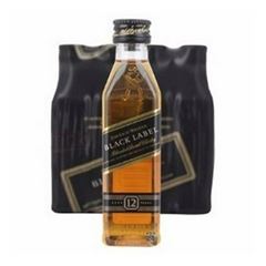 WHISKY JOHNNIE WALKER BLACK LABEL 12X50ML