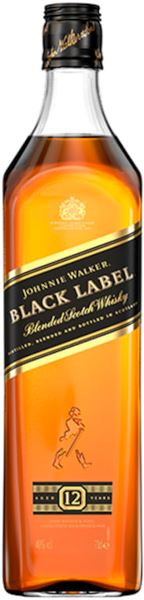 WHISKY JOHNNIE WALKER BLACK LABEL 1X750ML