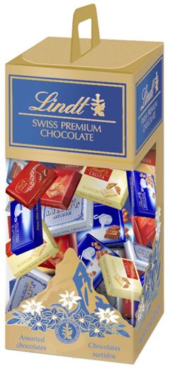 CHOCOLATE SWISS LINDT ASSORTED NAP 350GRS
