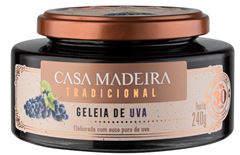 GELEIA CASA DE MADEIRA ORIGINAL DE UVA 240GRS