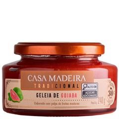 GELEIA CASA MADEIRA TRADICIONAL GOIABA 1X240GRS